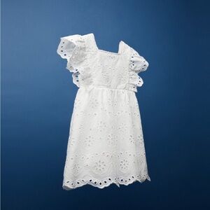 NWT White Lace Embroidered Dress